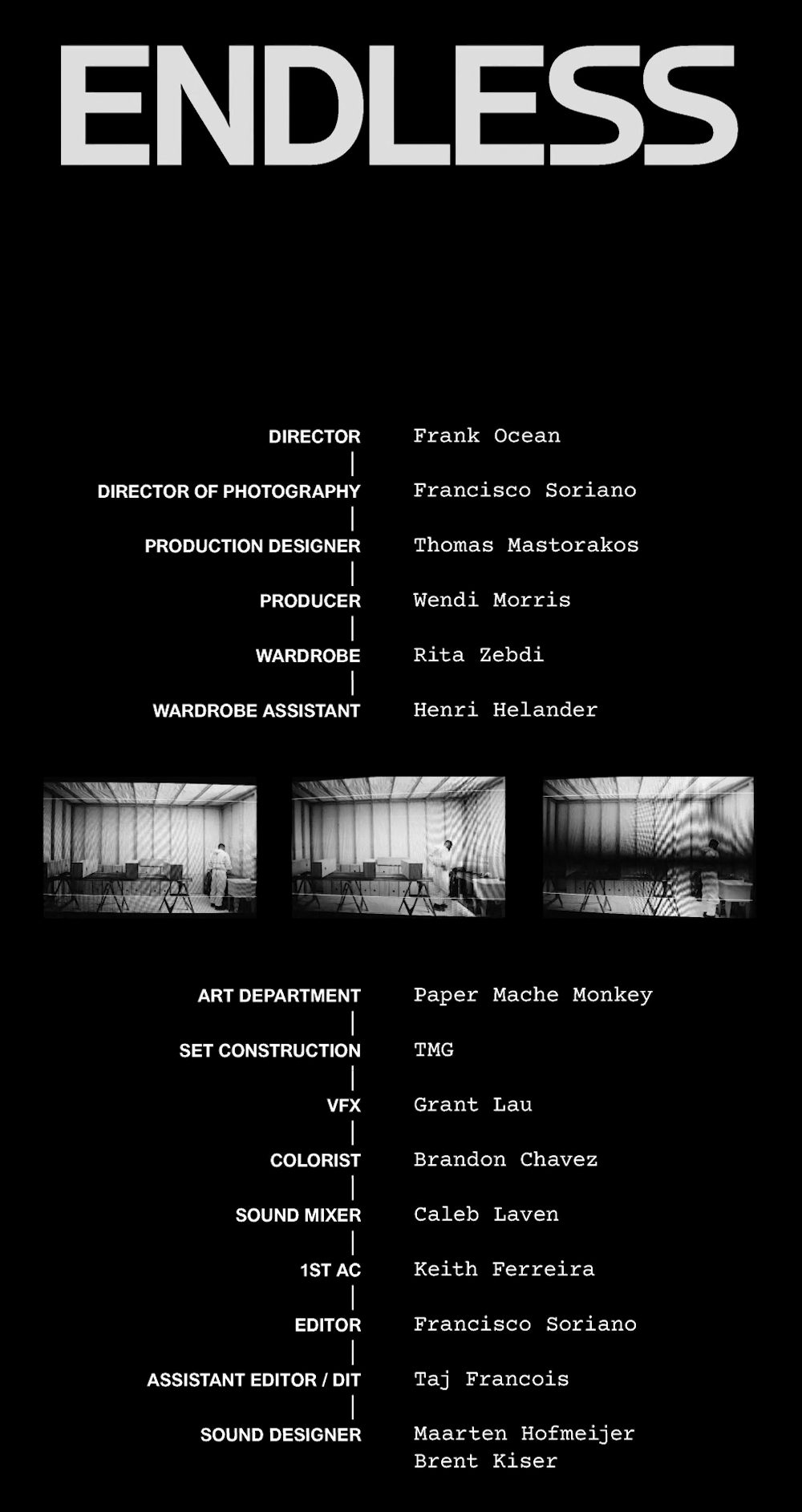 Endless [Film Credits, Segmented — 1 - Video Personnel].png
